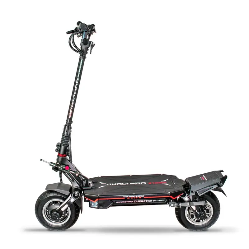 Dualtron Storm Limited electric scooter in a front three-quarter product view.