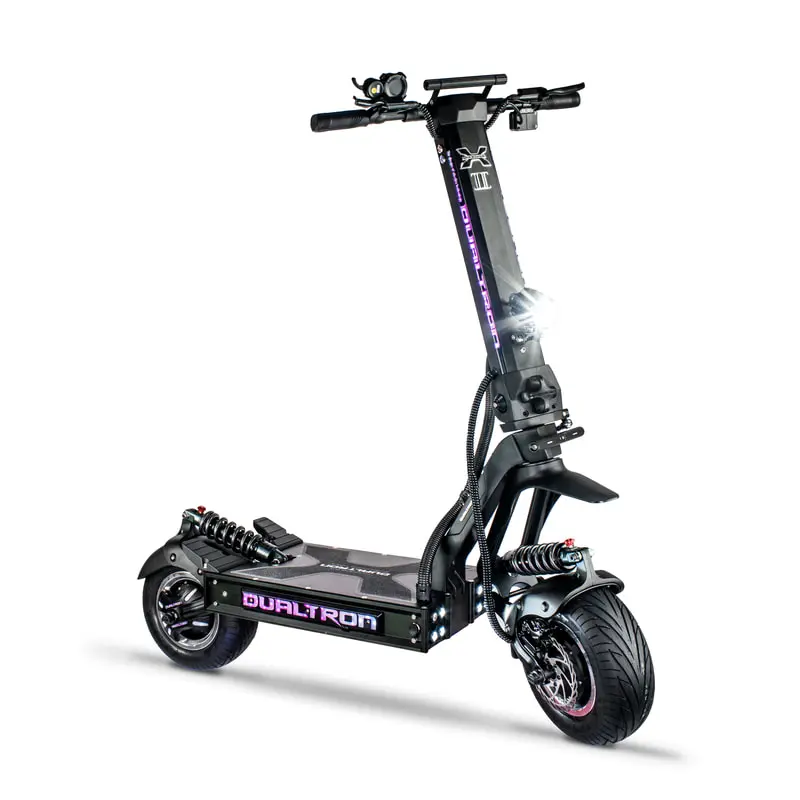 Dualtron X2 electric scooter in a side three-quarter product view.